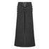 SiaLinda for Men: Herrenrock Ingvar, Kilt Stil, Baumwolle - Leinen, lang, schwarz - SiaLinda.com